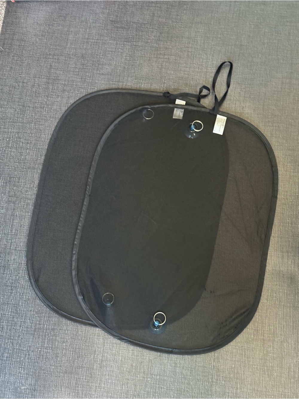 Car Window Sun Shade Pair - Black